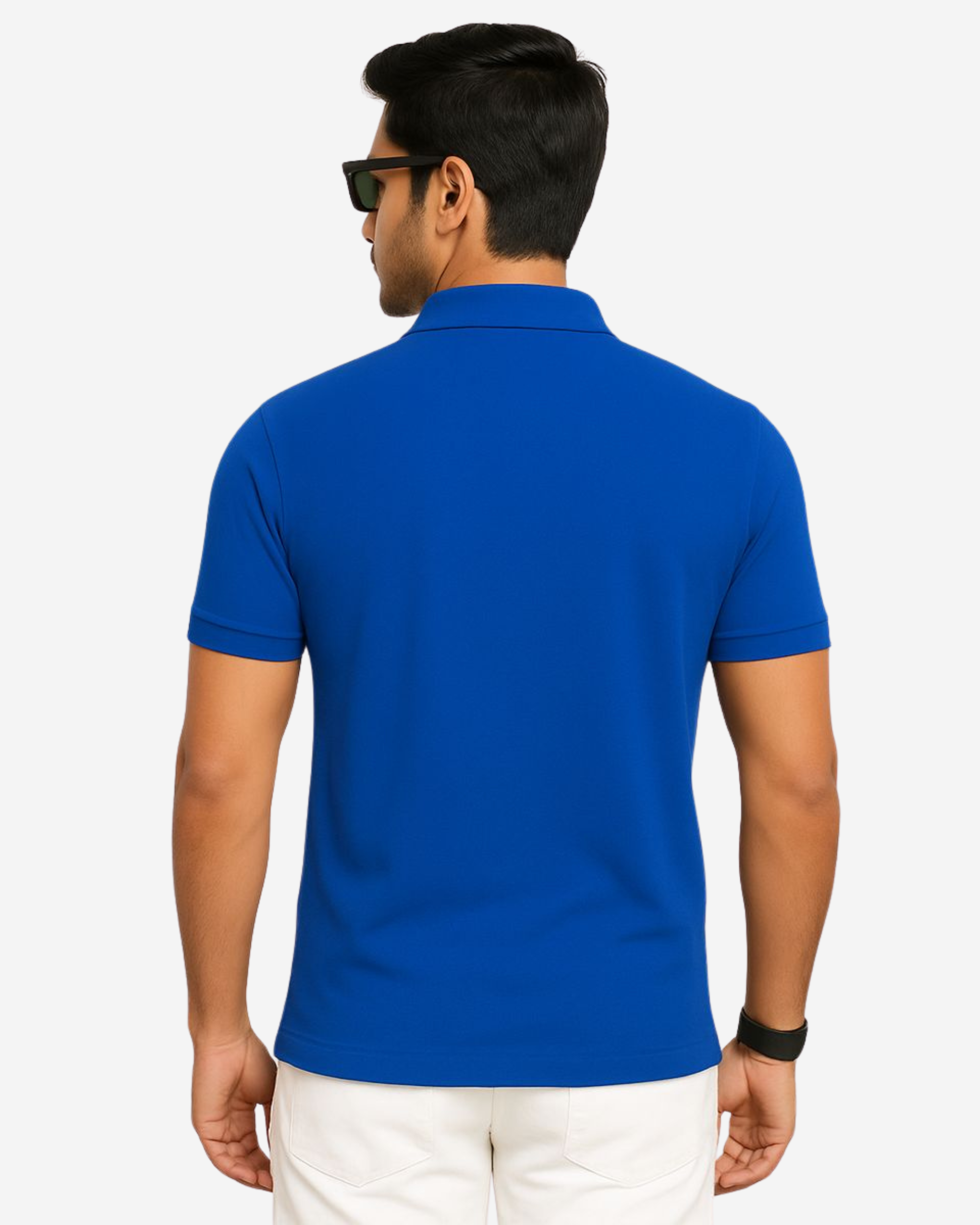 SHARXTRENDS Men’s Pure Cotton Pique Polo T-Shirt | Regular Fit | Ribbed Collar & Half Sleeve | 210–220 GSM | Casual, Office & Daily Wear