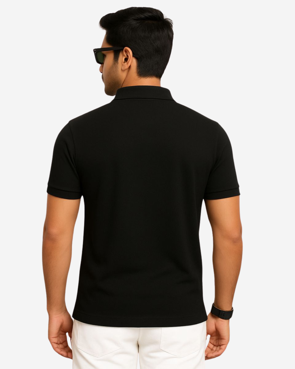 SHARXTRENDS Men’s Pure Cotton Pique Polo T-Shirt | Regular Fit | Ribbed Collar & Half Sleeve | 210–220 GSM | Casual, Office & Daily Wear