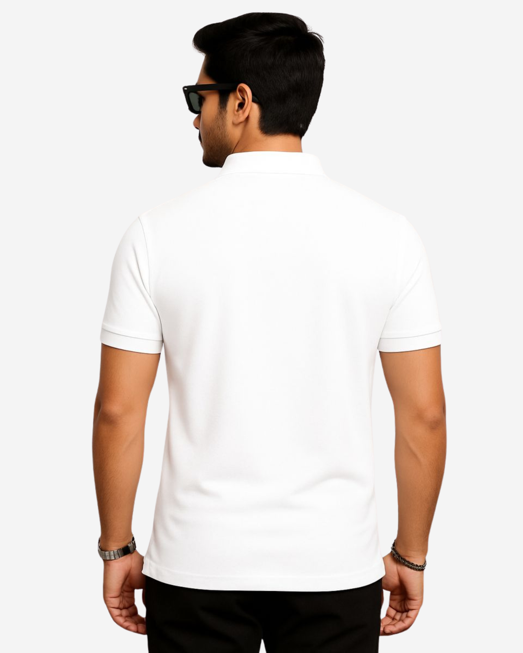 SHARXTRENDS Men’s Pure Cotton Pique Polo T-Shirt | Regular Fit | Ribbed Collar & Half Sleeve | 210–220 GSM | Casual, Office & Daily Wear