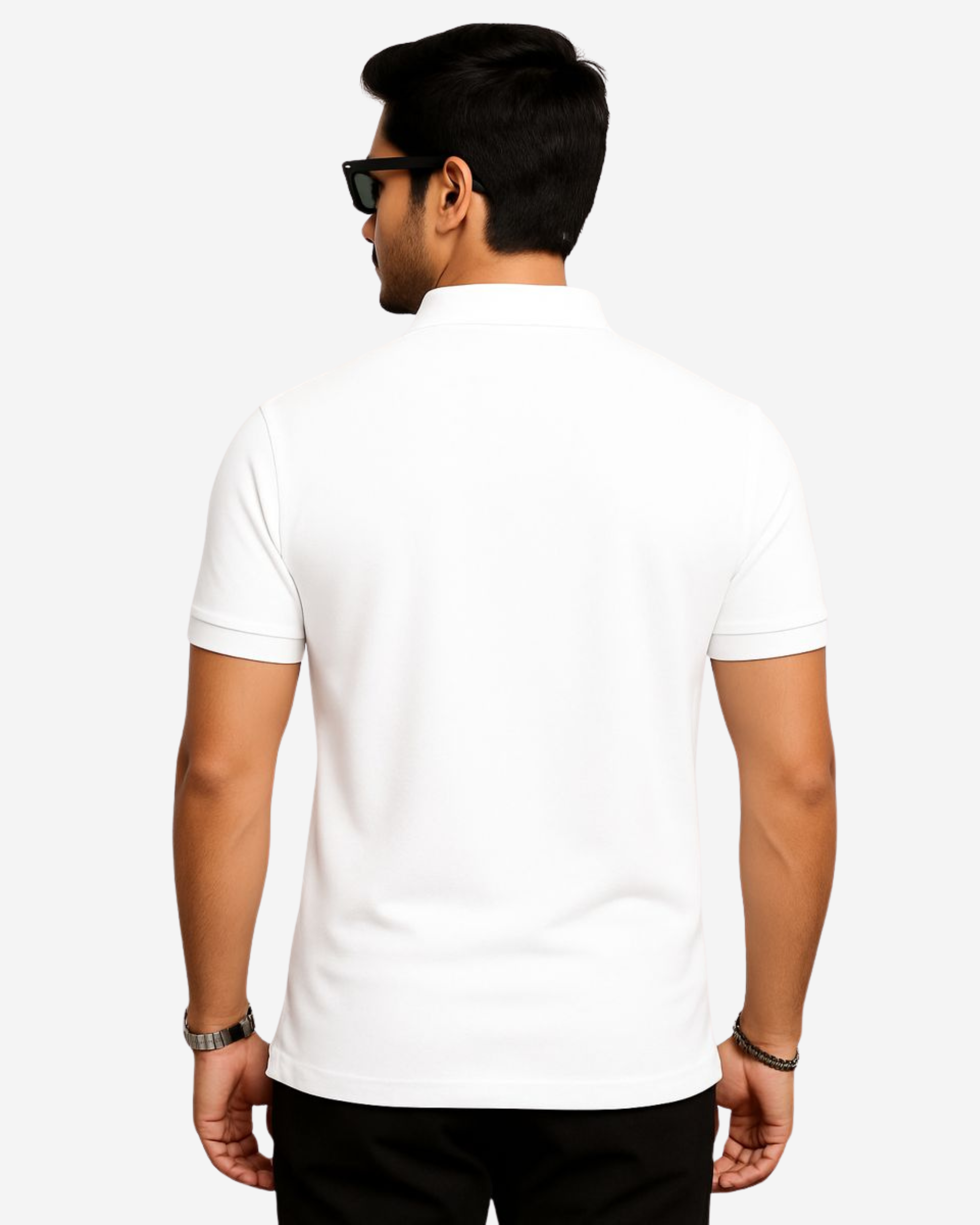 SHARXTRENDS Men’s Pure Cotton Pique Polo T-Shirt | Regular Fit | Ribbed Collar & Half Sleeve | 210–220 GSM | Casual, Office & Daily Wear