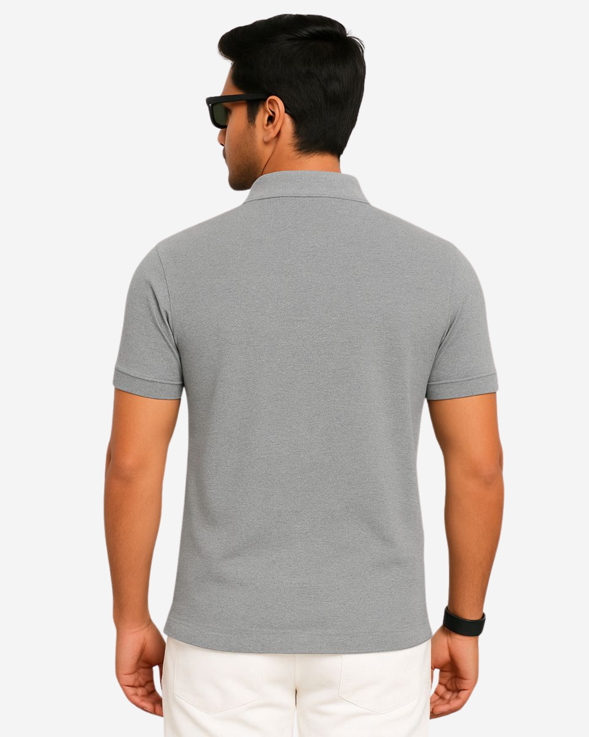 SHARXTRENDS Men’s Pure Cotton Pique Polo T-Shirt | Regular Fit | Ribbed Collar & Half Sleeve | 210–220 GSM | Casual, Office & Daily Wear