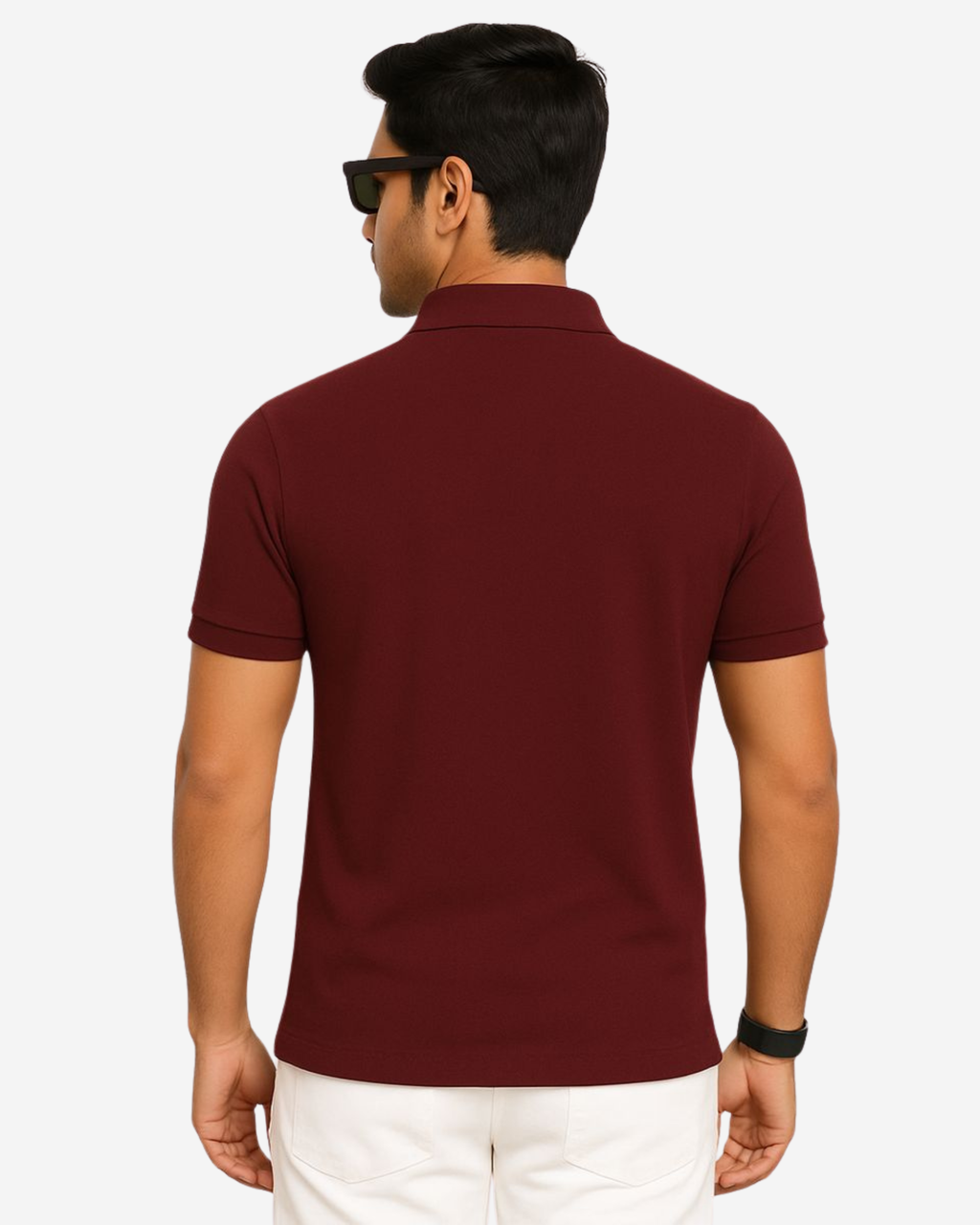 SHARXTRENDS Men’s Pure Cotton Pique Polo T-Shirt | Regular Fit | Ribbed Collar & Half Sleeve | 210–220 GSM | Casual, Office & Daily Wear