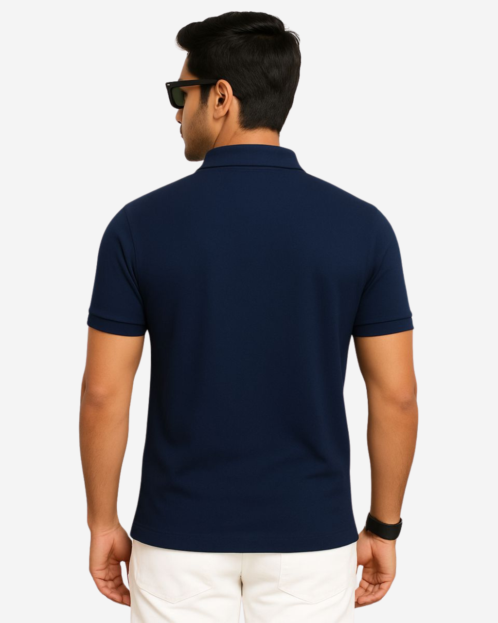 SHARXTRENDS Men’s Pure Cotton Pique Polo T-Shirt | Regular Fit | Ribbed Collar & Half Sleeve | 210–220 GSM | Casual, Office & Daily Wear