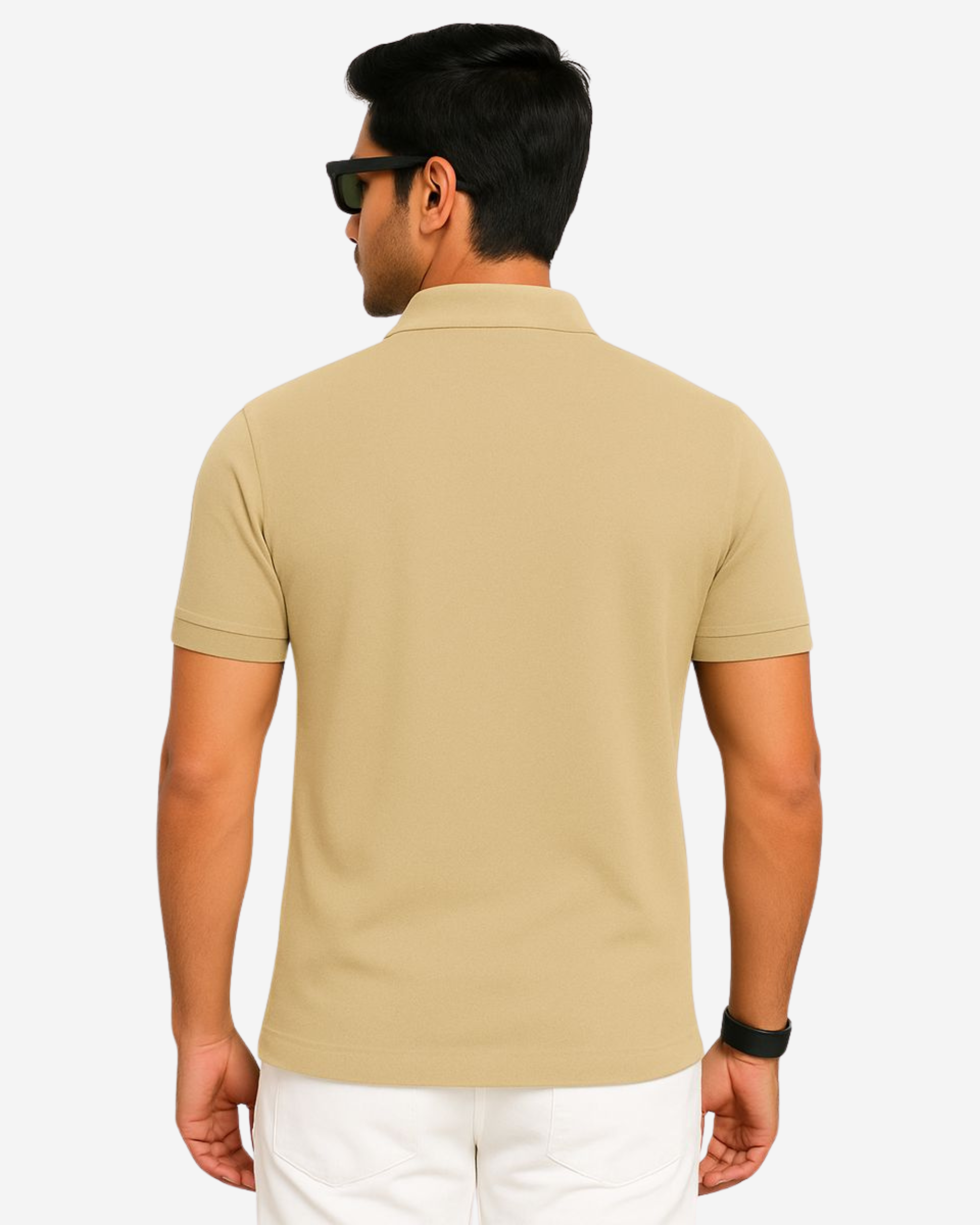 SHARXTRENDS Men’s Pure Cotton Pique Polo T-Shirt | Regular Fit | Ribbed Collar & Half Sleeve | 210–220 GSM | Casual, Office & Daily Wear