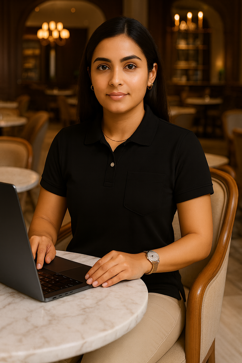 SHARXTRENDS Women’s Pure Cotton Pique Polo T-Shirt | Regular Fit | Ribbed Collar & Half Sleeve | 210–220 GSM | Casual, Office & Daily Wear