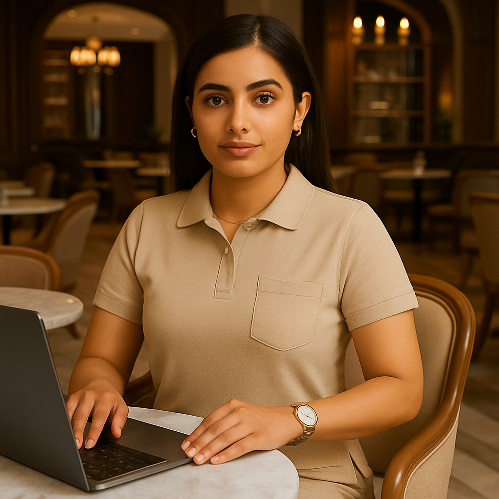 SHARXTRENDS Women’s Pure Cotton Pique Polo T-Shirt | Regular Fit | Ribbed Collar & Half Sleeve | 210–220 GSM | Casual, Office & Daily Wear