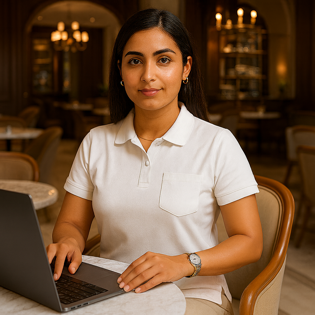 SHARXTRENDS Women’s Pure Cotton Pique Polo T-Shirt | Regular Fit | Ribbed Collar & Half Sleeve | 210–220 GSM | Casual, Office & Daily Wear