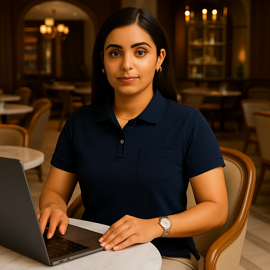 SHARXTRENDS Women’s Pure Cotton Pique Polo T-Shirt | Regular Fit | Ribbed Collar & Half Sleeve | 210–220 GSM | Casual, Office & Daily Wear