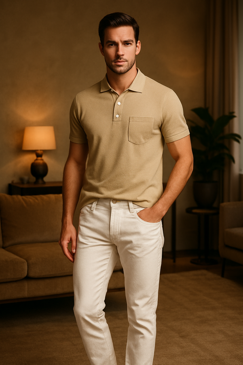 SHARXTRENDS Men’s Pure Cotton Pique Polo T-Shirt | Regular Fit | Ribbed Collar & Half Sleeve | 210–220 GSM | Casual, Office & Daily Wear