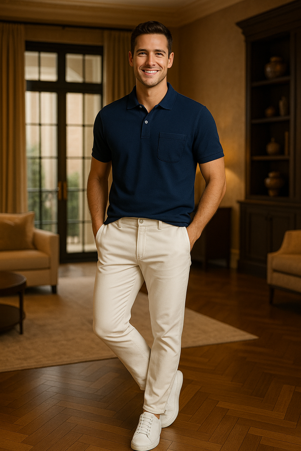 SHARXTRENDS Men’s Pure Cotton Pique Polo T-Shirt | Regular Fit | Ribbed Collar & Half Sleeve | 210–220 GSM | Casual, Office & Daily Wear