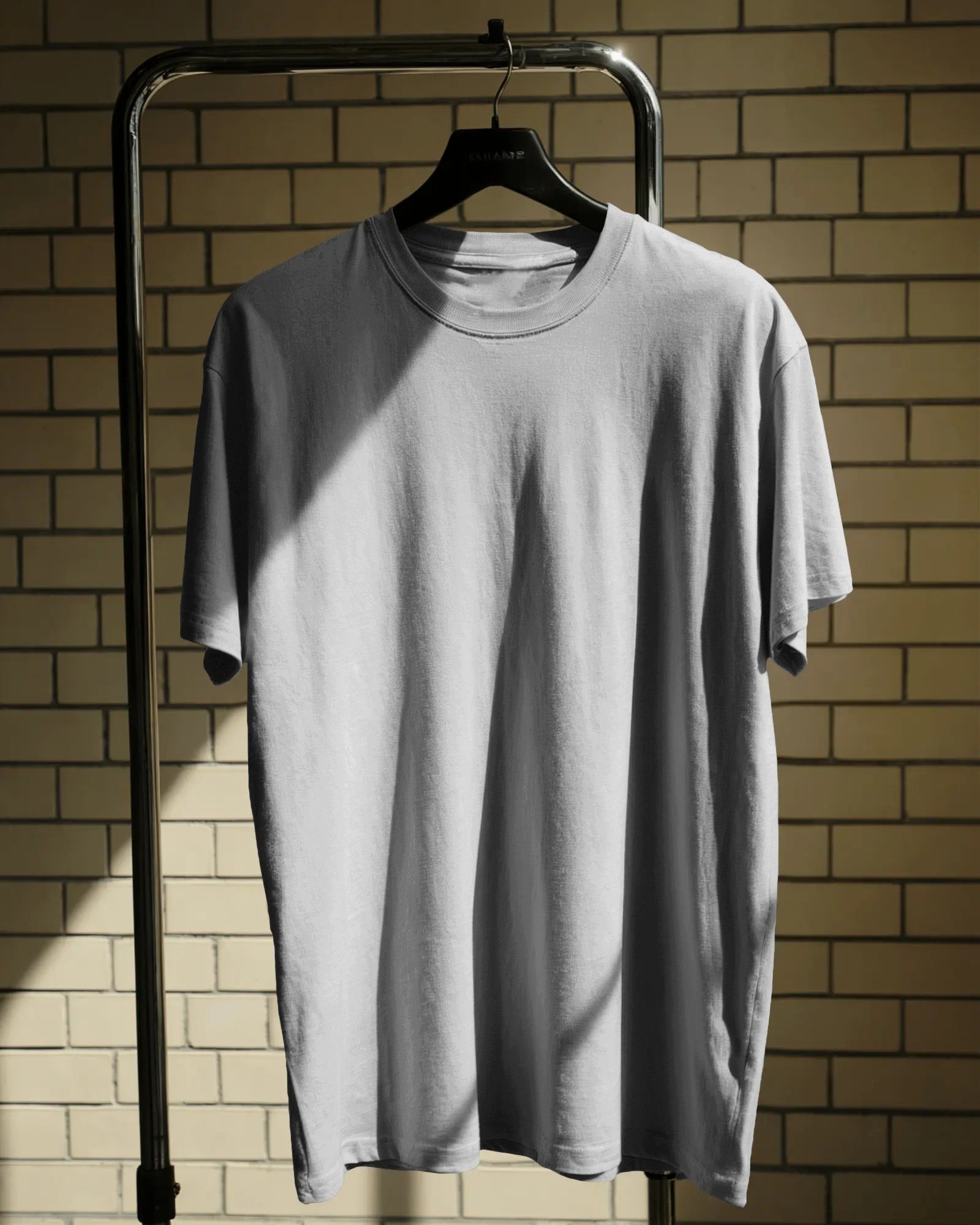Sharx Half Sleeve Gray Melange Cotton T Shirt